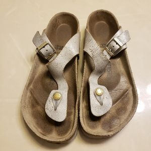 Birkenstock thong sandals size 38